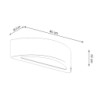 Kinkiet ATENA beton SOLLUX SL.0994