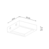 Plafon RIZA beton SOLLUX SL.0995