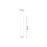Plafon LAGOS 40 czarny SOLLUX SL.1002