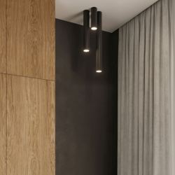 Plafon LAGOS 60 czarny SOLLUX SL.1003