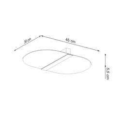 Plafon SALIA SOLLUX SL.1005