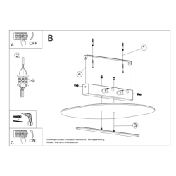 Plafon SALIA SOLLUX SL.1005