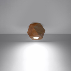 Plafon WOODY 1 naturalne drewno SOLLUX SL.1009