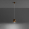 Lampa wisząca WOODY naturalne drewno SOLLUX SL.1011