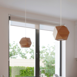 Lampa wisząca WOODY naturalne drewno SOLLUX SL.1011