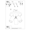 Plafon RING 3P czarny SOLLUX SL.1016