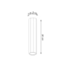 Plafon ZEKE 30 dąb SOLLUX SL.1034