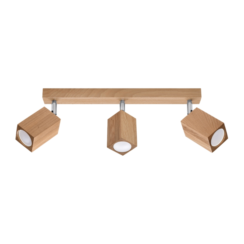 Plafon KEKE 3 dąb SOLLUX SL.1037