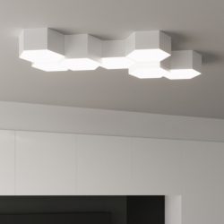 Plafon SUNDE 15 biały SOLLUX SL.1058