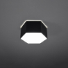 Plafon SUNDE 15 czarny SOLLUX SL.1061