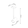 Plafon NORANO czarny SOLLUX SL.1074