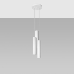 Lampa wisząca LAGOS 3P biały SOLLUX SL.1078