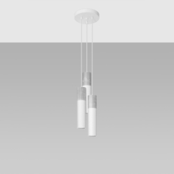 Lampa wisząca BORGIO 3P biały SOLLUX SL.1080