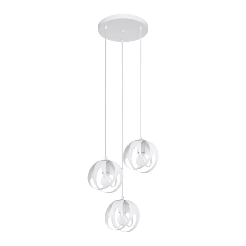 Lampa wisząca TULOS 3P biała SOLLUX SL.1084