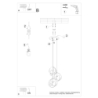 Lampa wisząca TULOS 3P biała SOLLUX SL.1084