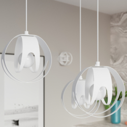 Lampa wisząca TULOS 3P biała SOLLUX SL.1084