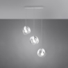 Lampa wisząca TULOS 3L biała SOLLUX SL.1085
