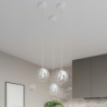 Lampa wisząca TULOS 3L biała SOLLUX SL.1085