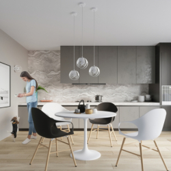 Lampa wisząca TULOS 3L biała SOLLUX SL.1085