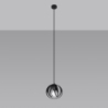 Lampa wisząca TULOS 1 czarna SOLLUX SL.1087