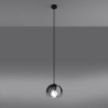 Lampa wisząca TULOS 1 czarna SOLLUX SL.1087