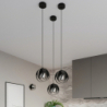 Lampa wisząca TULOS 1 czarna SOLLUX SL.1087