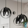 Lampa wisząca TULOS 1 czarna SOLLUX SL.1087