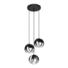 Lampa wisząca TULOS 3P czarna SOLLUX SL.1088