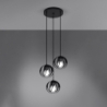 Lampa wisząca TULOS 3P czarna SOLLUX SL.1088