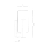 Kinkiet LAPPO naturlane drewno SOLLUX SL.1094