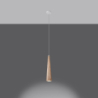 Lampa wisząca SULA 1 naturalne drewno SOLLUX SL.1100