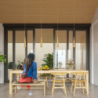 Lampa wisząca SULA 1 naturalne drewno SOLLUX SL.1100