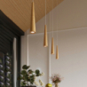 Lampa wisząca SULA 3P naturalne drewno SOLLUX SL.1101