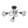 Żyrandol ARTEMIS 3S czarny SOLLUX SL.1109
