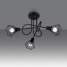 Żyrandol ARTEMIS 3S czarny SOLLUX SL.1109
