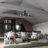 Żyrandol ARTEMIS 3S czarny SOLLUX SL.1109