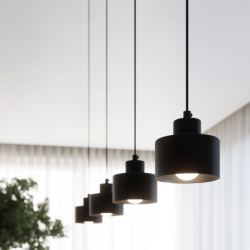 Lampa wisząca SAVAR 3 czarna SOLLUX SL.1133