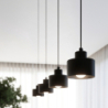 Lampa wisząca SAVAR 3 czarna SOLLUX SL.1133
