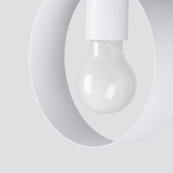 Lampa wisząca TITRAN 1 biała SOLLUX SL.1137