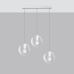 Lampa wisząca TITRAN 3 biała SOLLUX SL.1138