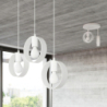 Lampa wisząca TITRAN 3 biała SOLLUX SL.1138