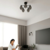 Żyrandol FILLAN 3 czarny SOLLUX SL.1144