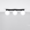 Plafon YOLI 3 czarny SOLLUX SL.1153