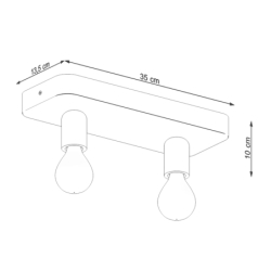 Plafon TAVO 2 SOLLUX SL.1157