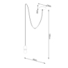 Lampa wisząca NESO 1 LONG SOLLUX SL.1159