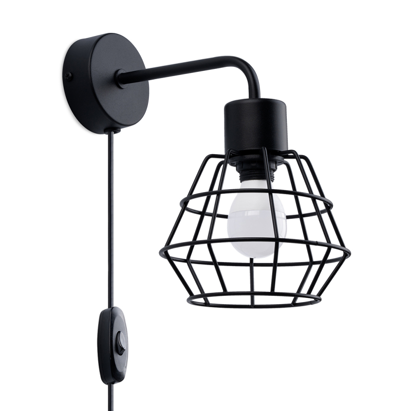 Kinkiet SUBA czarny SOLLUX SL.1164