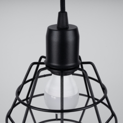 Lampa wisząca SUBA 3P czarna SOLLUX SL.1166