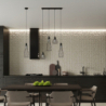 Lampa wisząca SUBA 3P czarna SOLLUX SL.1166