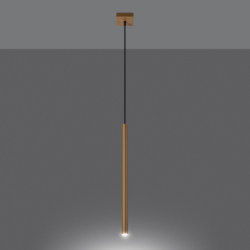 Lampa wisząca PASTELO 1 złota SOLLUX SL.1170