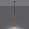 Lampa wisząca PASTELO 1 złota SOLLUX SL.1170